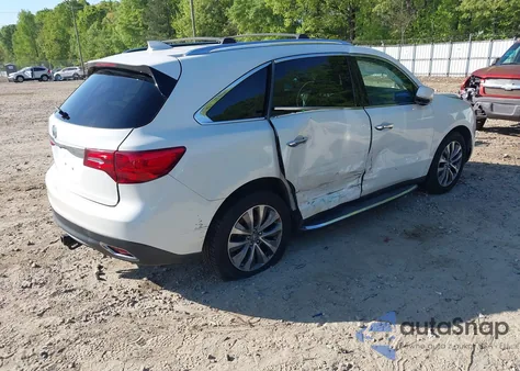 2015 Acura Mdx Technology Package from USA, damaged, VIN 5FRYD4H42FB010236